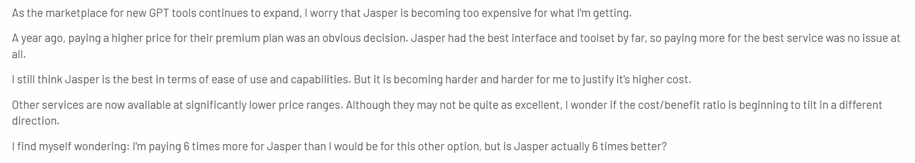 Jasper review