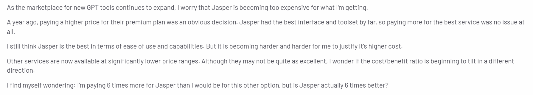 Jasper review