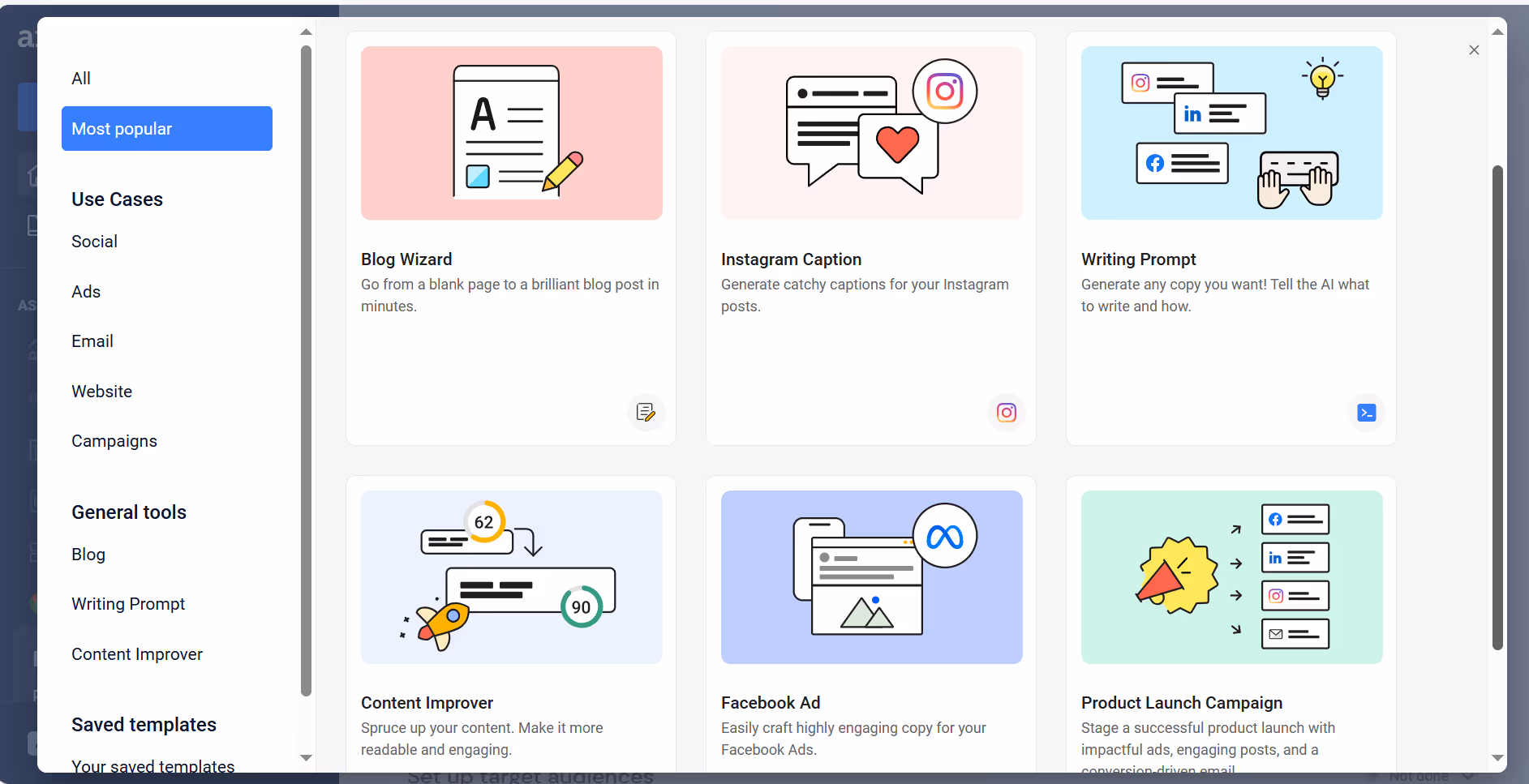Anyword's templates