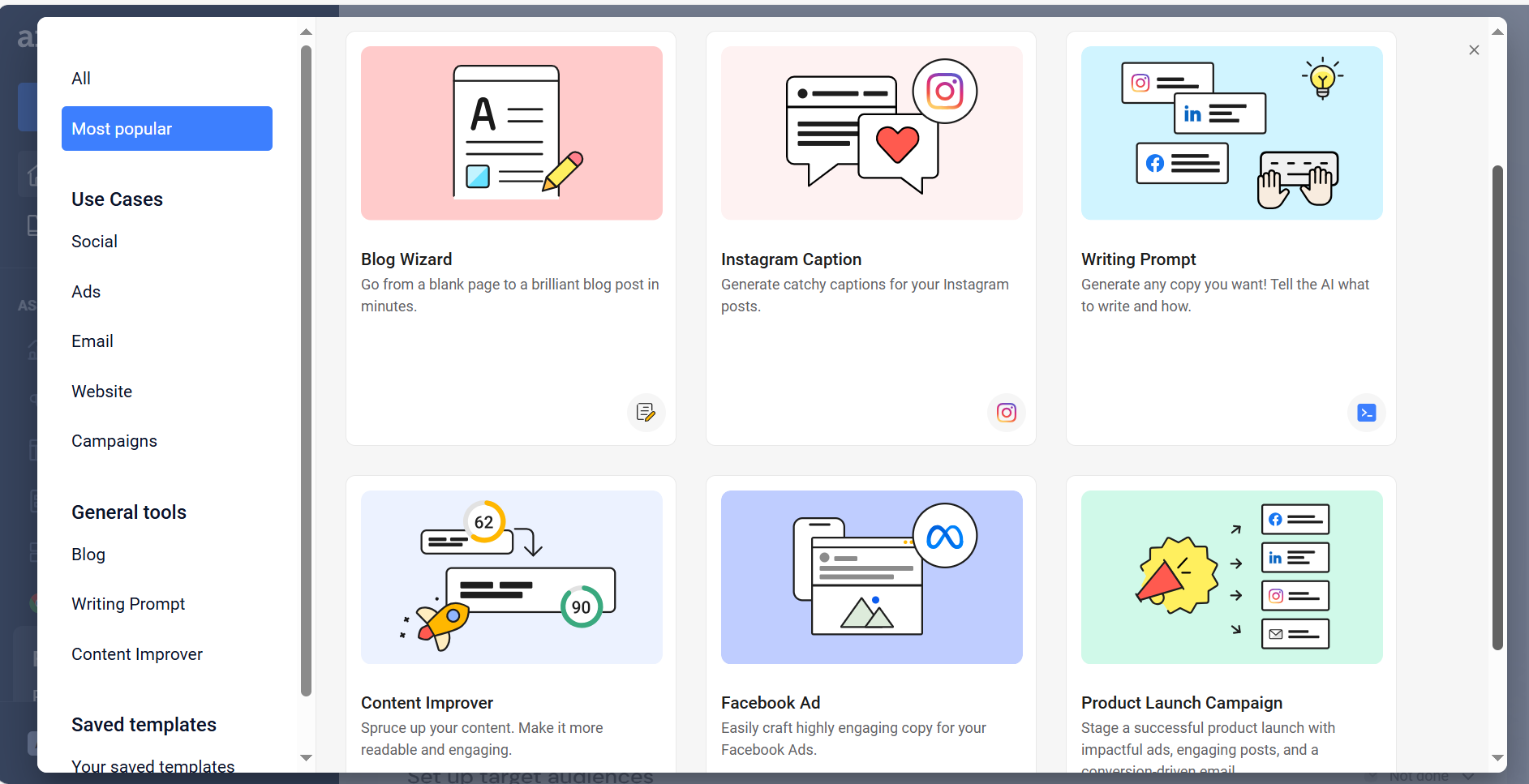 Anyword's templates