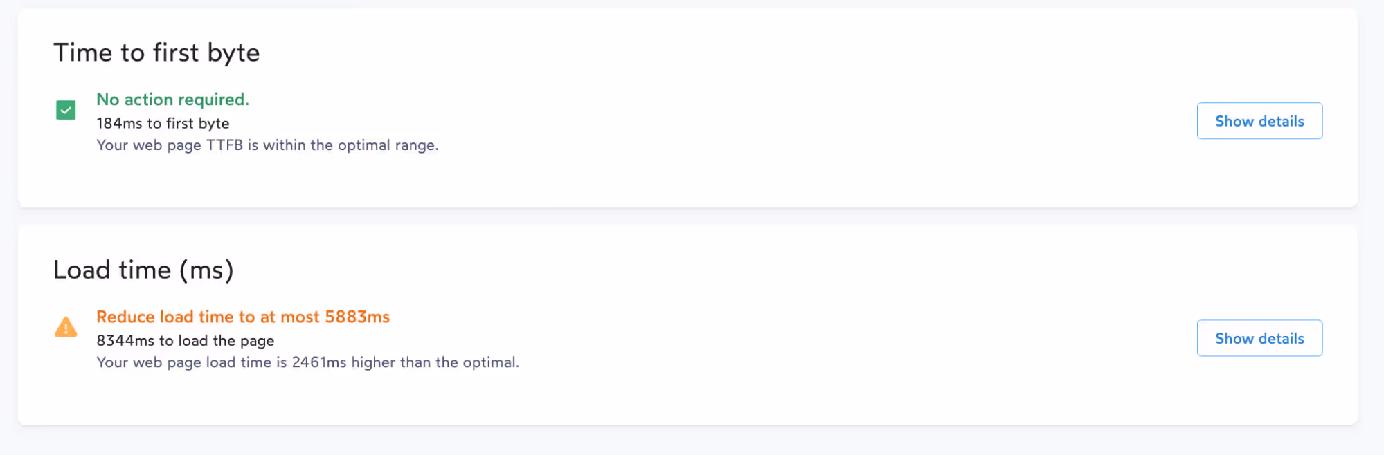 An image from Surfer’s Audit tool.