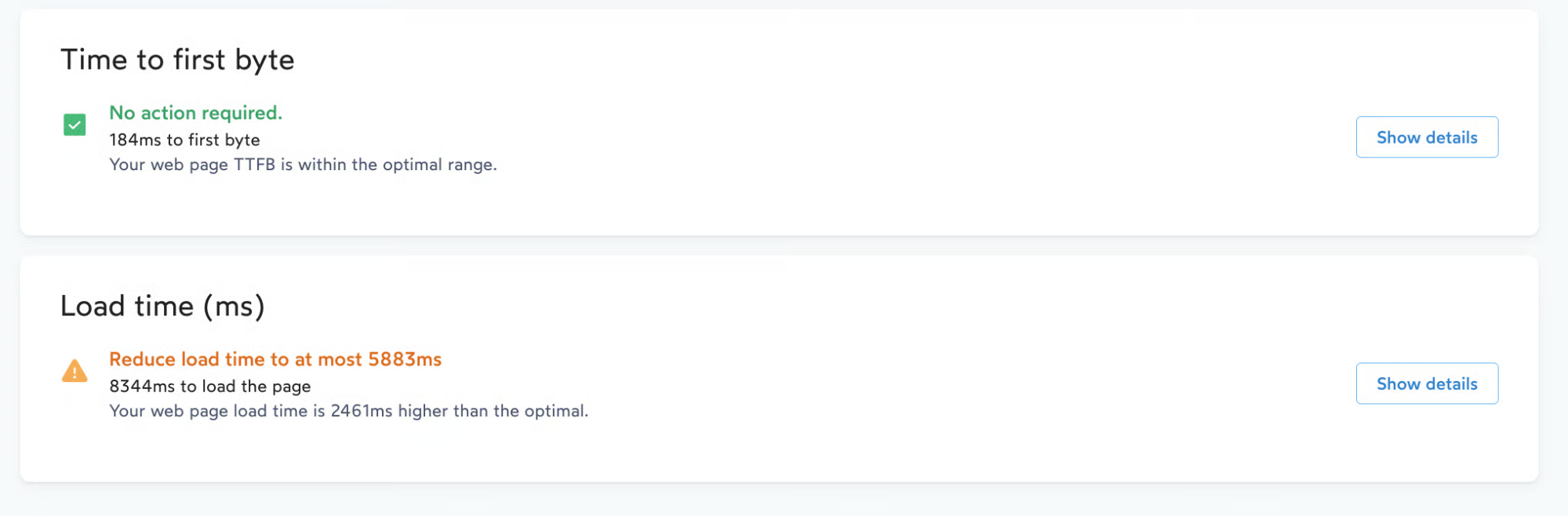 An image from Surfer’s Audit tool.