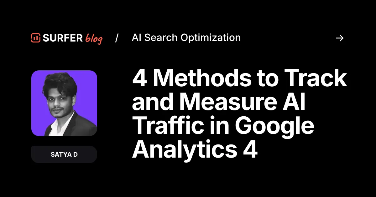 4 Methods to Track and Measure AI Traffic in Google Analytics 4