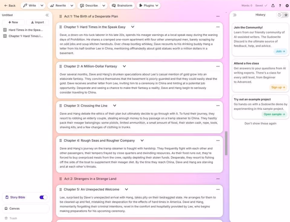 Sudowrite is the Best AI Writing Tool for Creative Writers