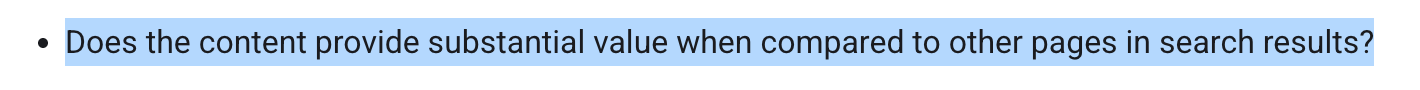 Google search algorithm question 2