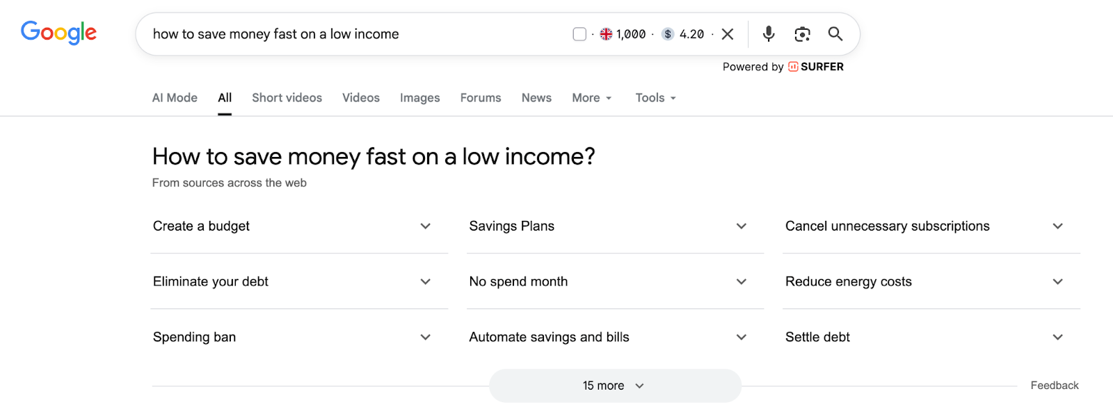 How to save money fast on a low income search results