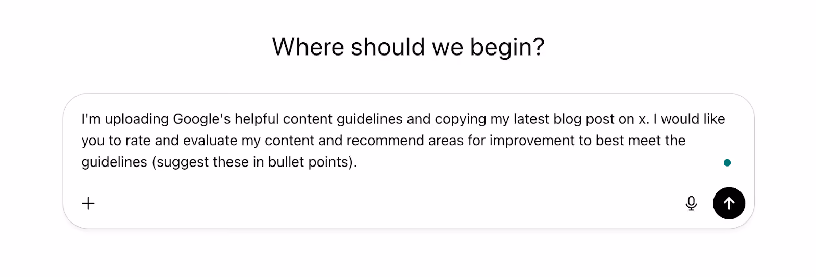 Content ranking GPT example