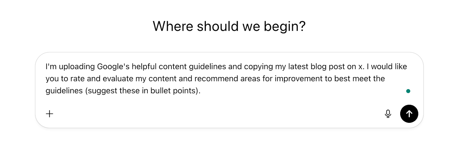 Content ranking GPT example